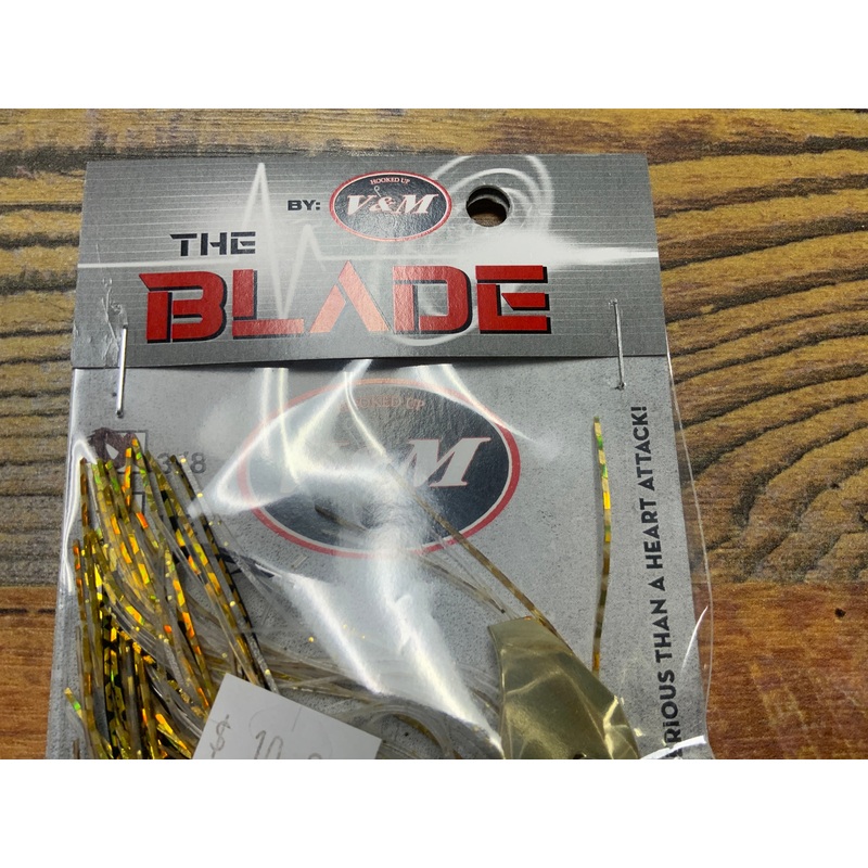 V&M The Blade Jig 3/8 oz. Golden Shiner