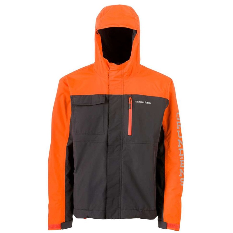 Grundens Transmit Jacket, Red Orange, XXL