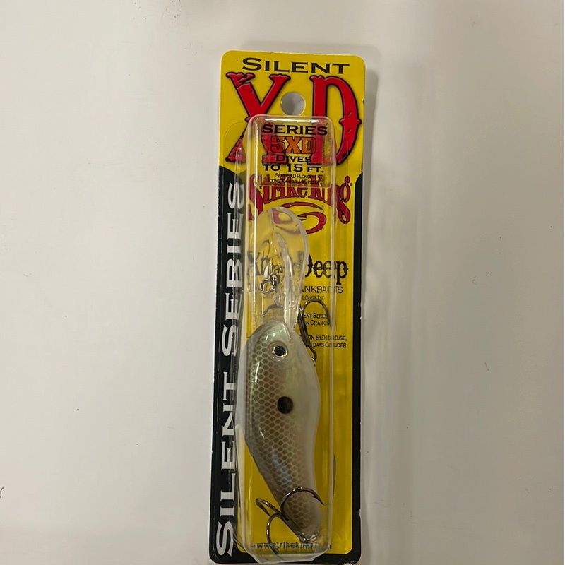 Strike King Silent 5XD Dives to 15 Green Gizzard Shad