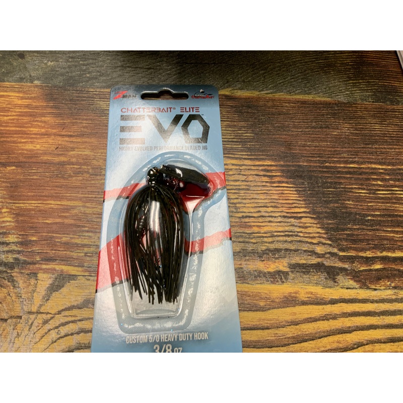 Z Man EVO Chatterbait Elite 3/8 oz. 5/0 Green Pumpkin