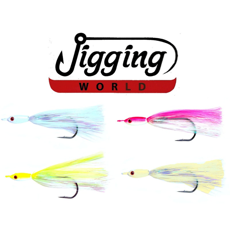 Jigging World Fluke Candy Teaser V2 With Mylar Flash