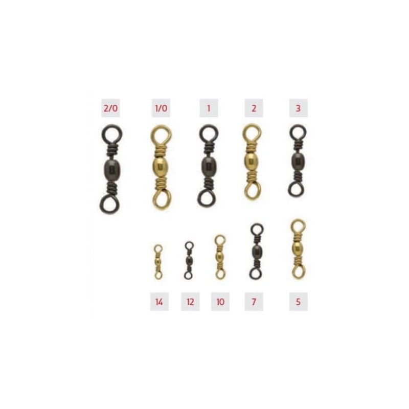 Pucci Barrel Swivels BRASS