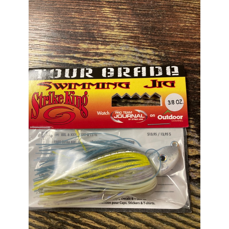 Strike King TG Swim Jig 3/8 oz. Sexy Shad 2.0