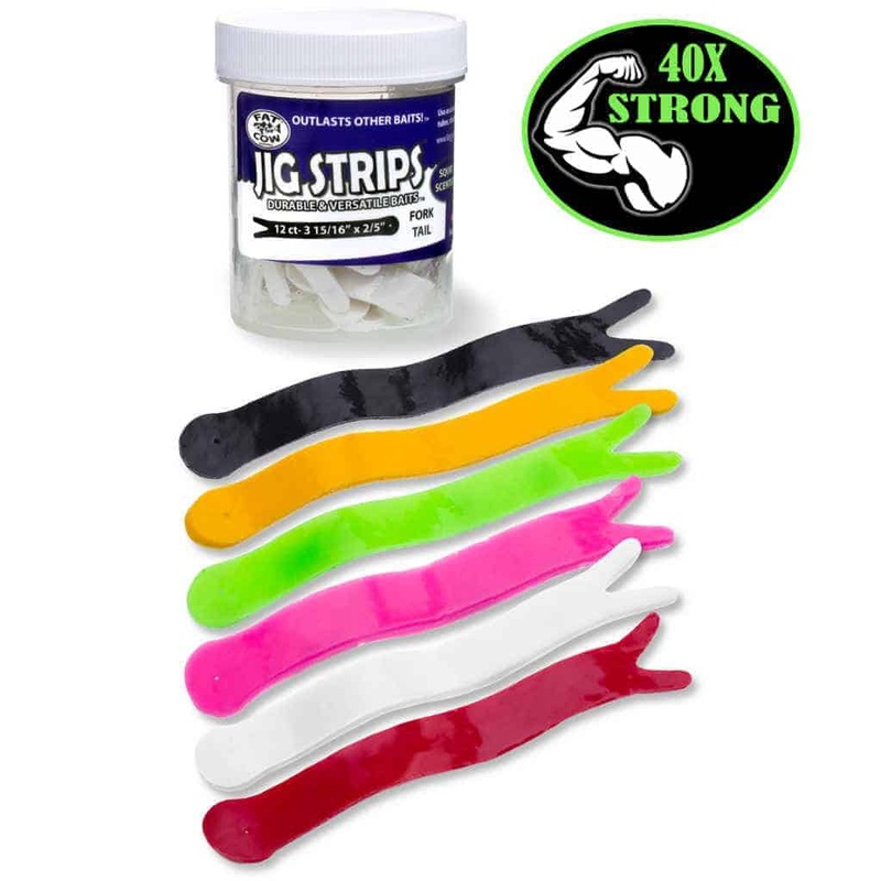 Fat Cow Fork Tail 3-15/16" Jig Strips