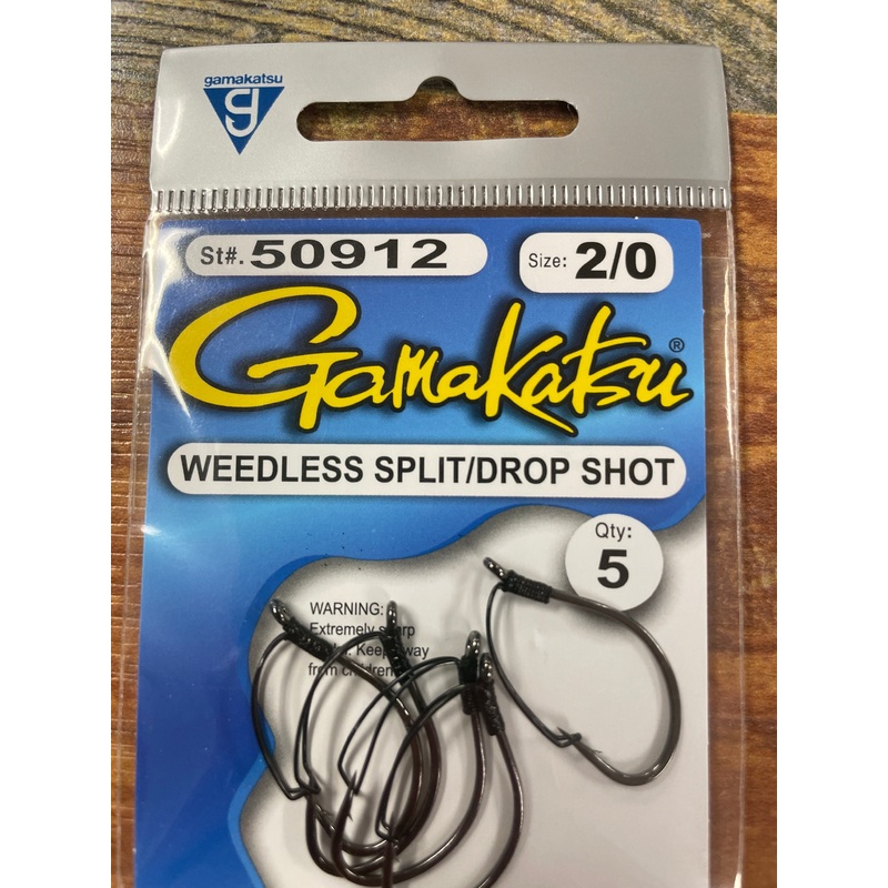 Gamakatsu Weedless Split/Drop Shot 2/0