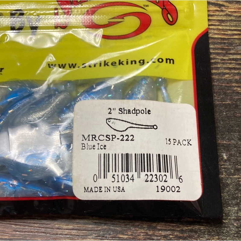 Mr Crappie 2 Shadpole Blue Ice