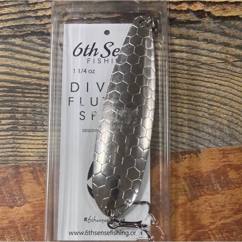 6th Sense Divine Flutter Spoon 1-1/4 oz. Hex Chrome