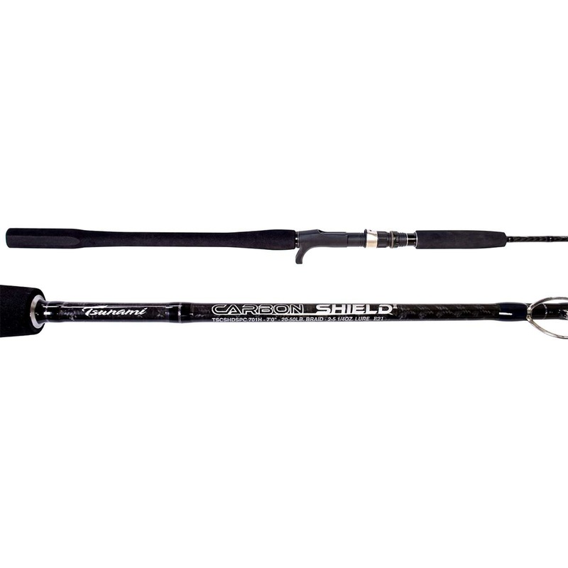Tsunami Carbon Shield II Slow Pitch Spinning Rods