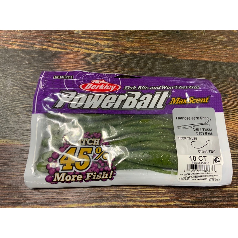 Berkley Max Scent Flat Nose Jerk 5 Baby Bass