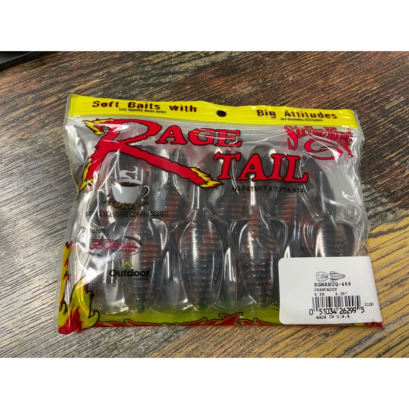 Strike King Rage Bug Mid 3.38" Crawdaddy