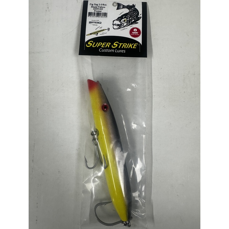 Super Strike  Zig Zag 2 3/8 Darter  Black Yellow