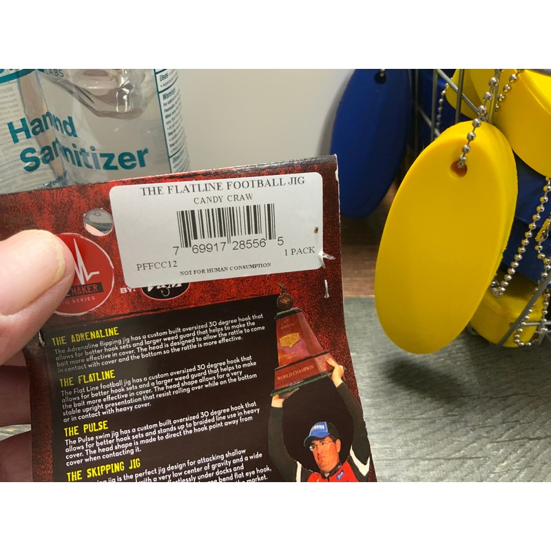 V&M Football Jig 1/2 oz. Candy Craw