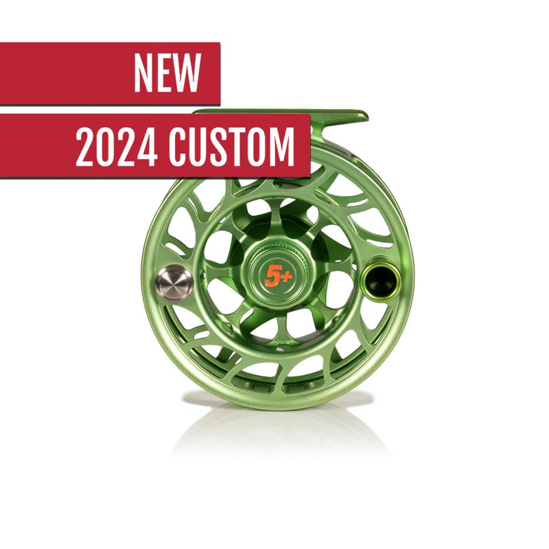2024 Custom Martian Green Hatch Iconic Fly Reel 5 Plus