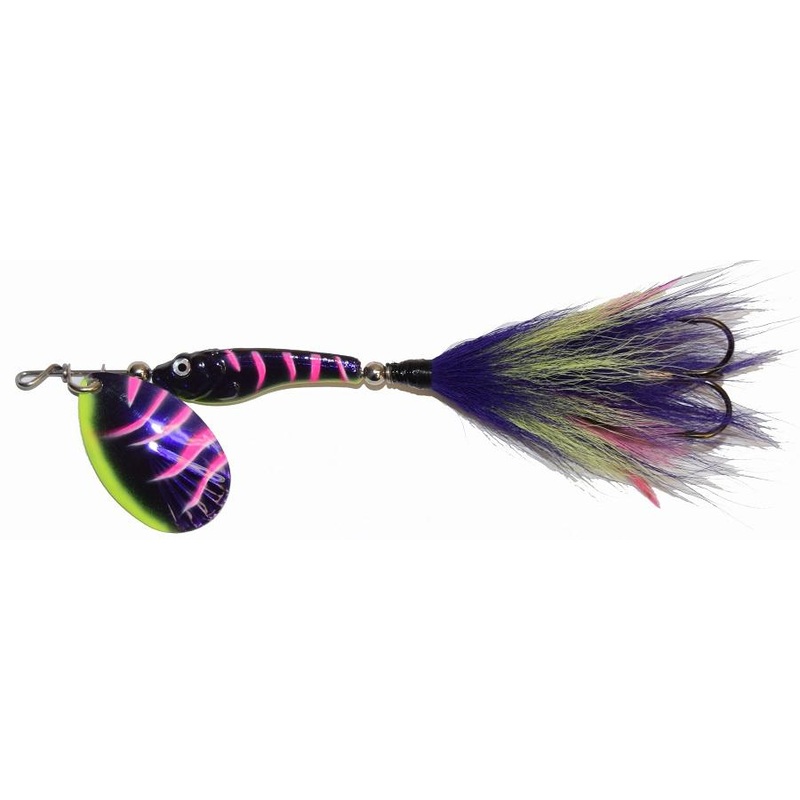 RJ Lures Esox Mini Tiger Tail Bucktail