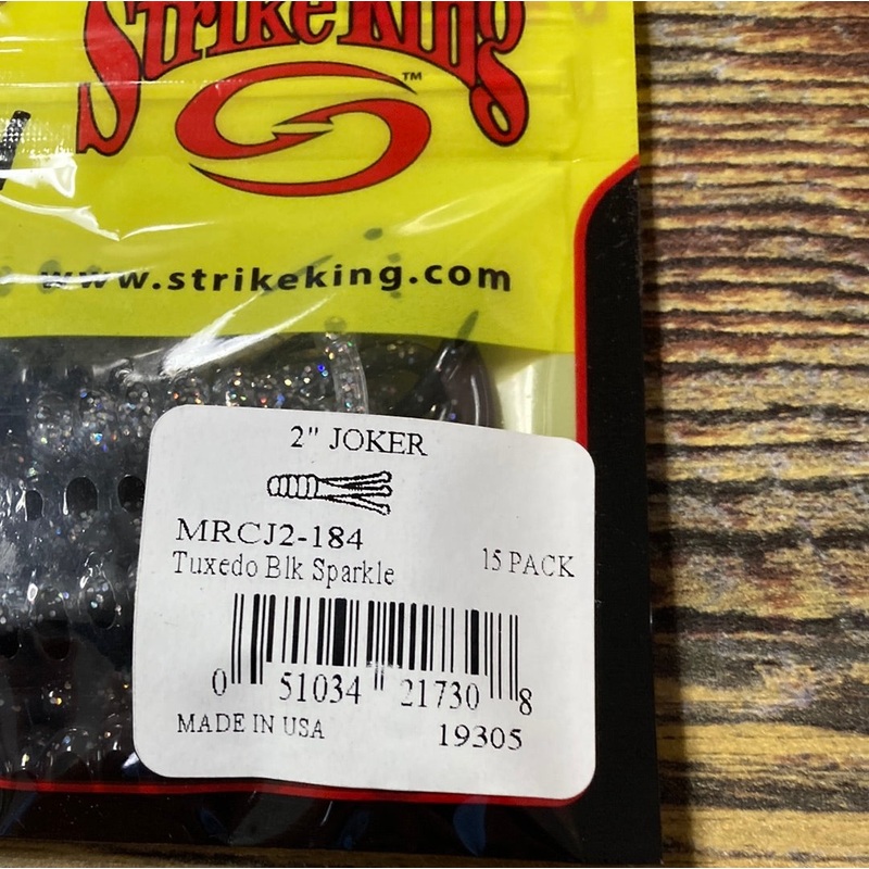 Mr Crappie 2 Joker Tuxedo Blk Sparkle