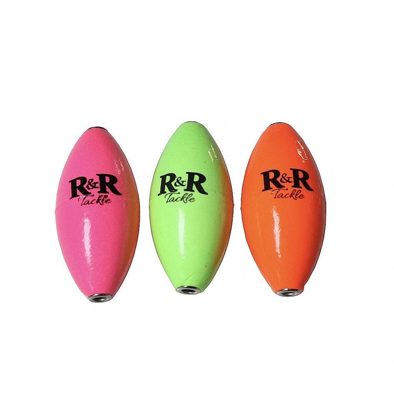 R&R MCF3 Kite Fishing Floats Multi Colored Pack of 12