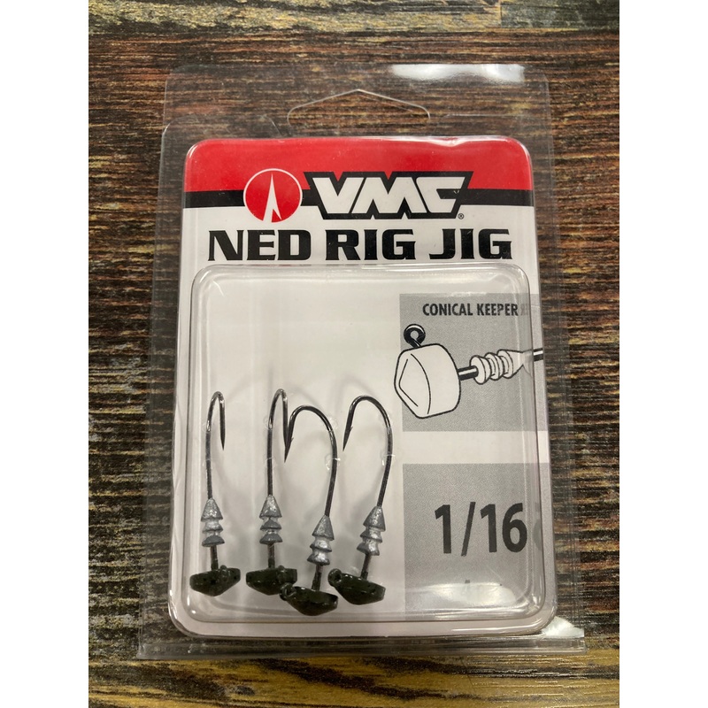 VMC Ned rig Jighead 1/16 oz. Green Pumpkin