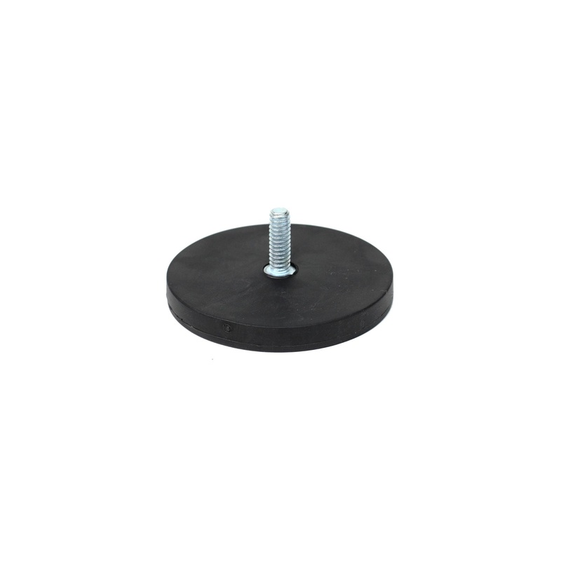 Yak Lights Mini-Mag 100 lb Rubber Coated with 1/4-20 Threaded Stud (Single)