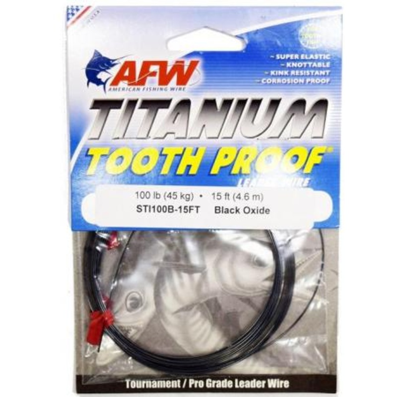 American Fishing Wire Titanium Tooth Proof
