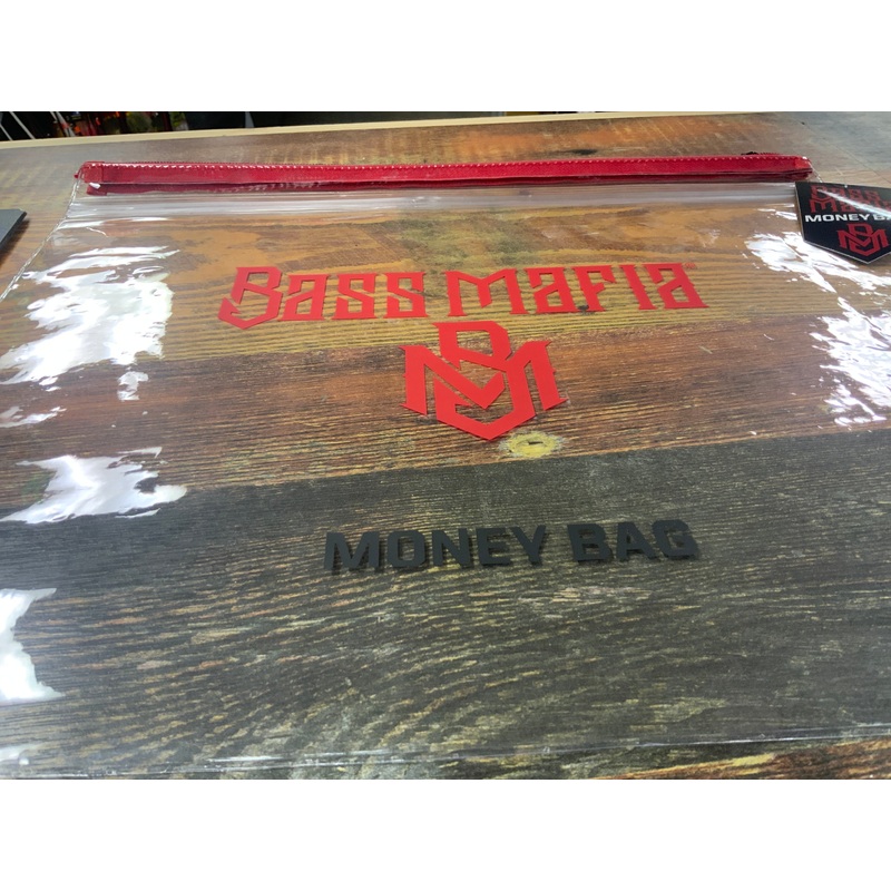 Bass Mafia Money Bag 16" X 13" Clear