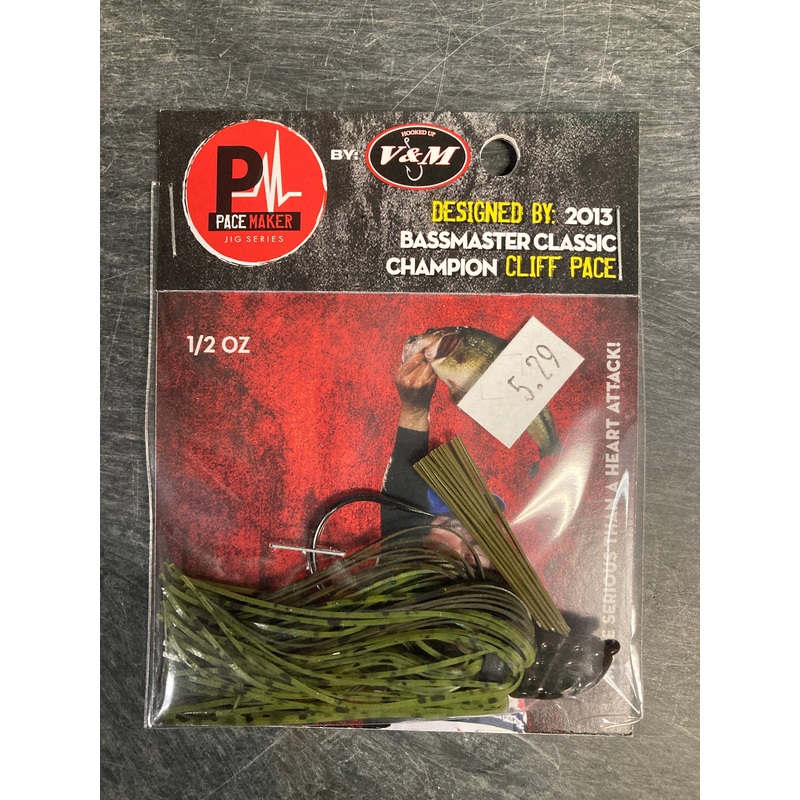 V&M Adrenaline Flippin Jig. 1/2 oz. Money Maker