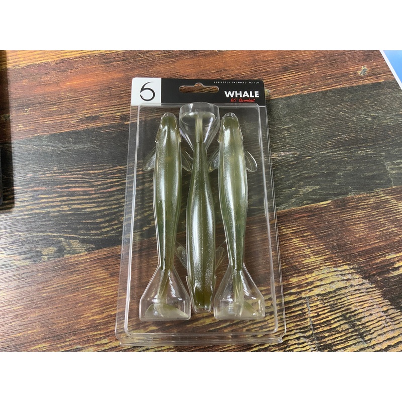 6th Sense Whale Swimbait 6" Ghost Hitch