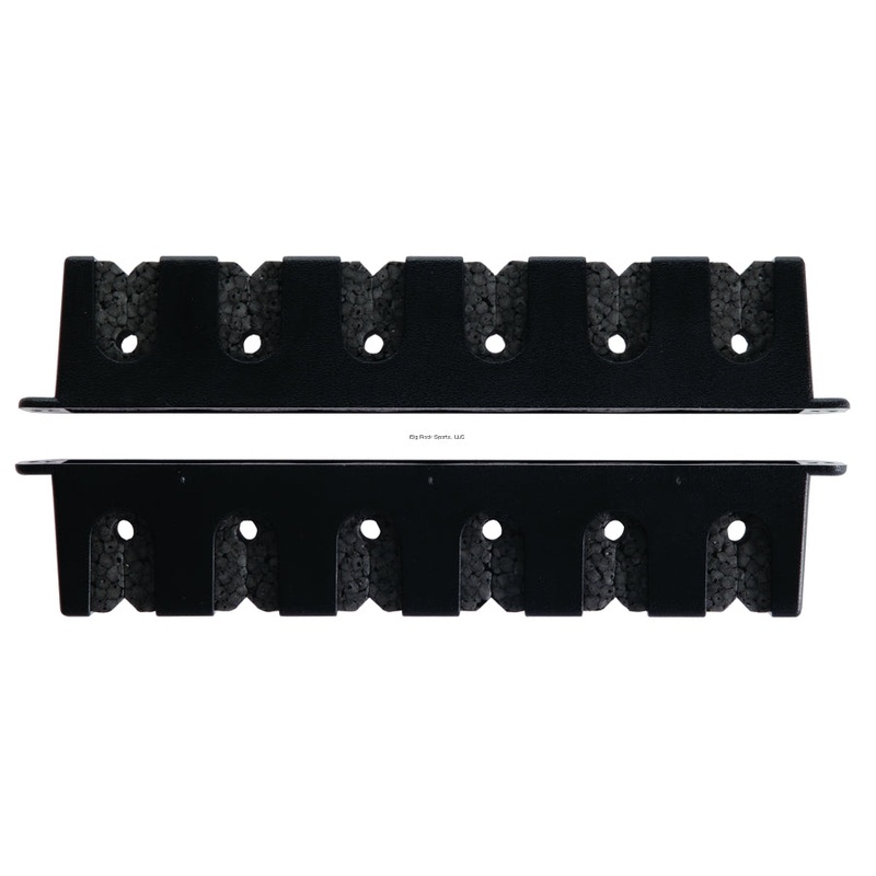 Berkley Horizonal 6 Rod Rack Black