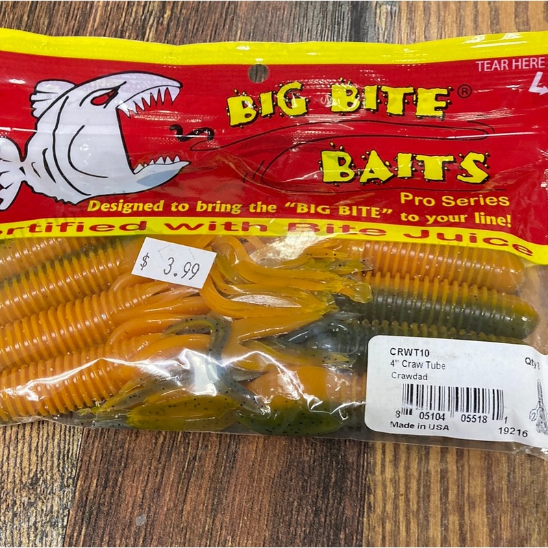 Big Bite Baits 4 Craw Tube Crawdad