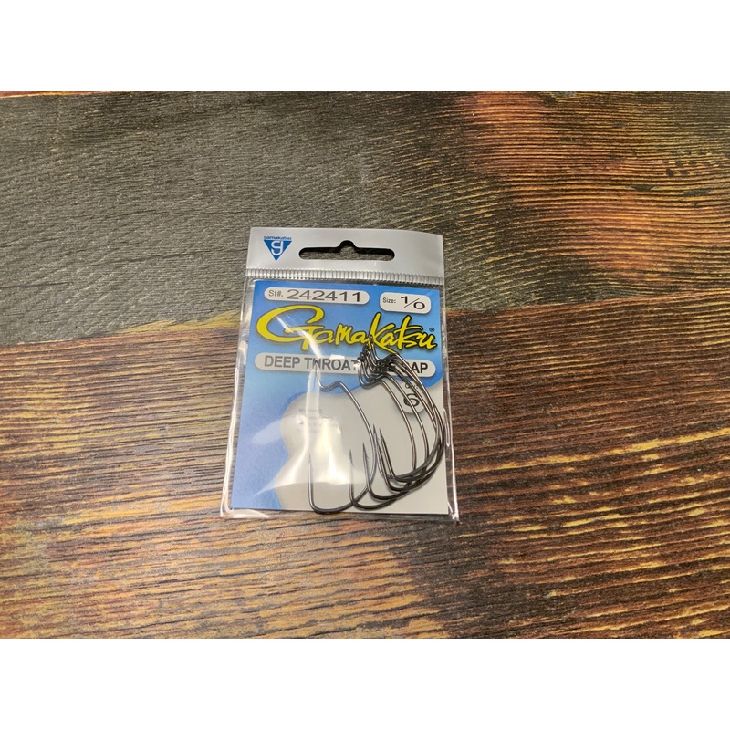 Gamakatsu Deep Throat WG 1/0 Black