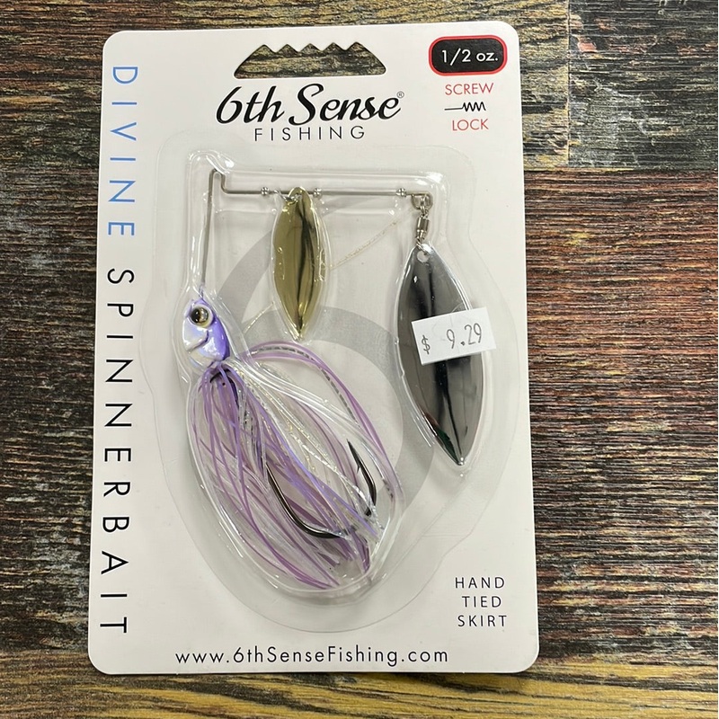 6th Sense Divine Spinnerbait 1/2 oz. Lavender Shad