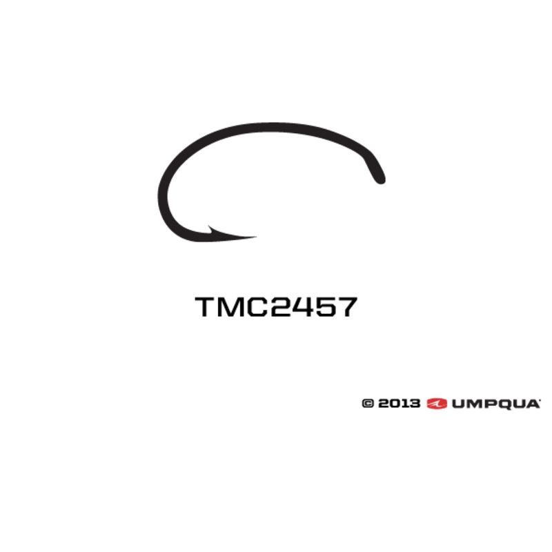 Tiemco TMC 2457 Caddis Pupa / Scud Hooks - 25 Pack