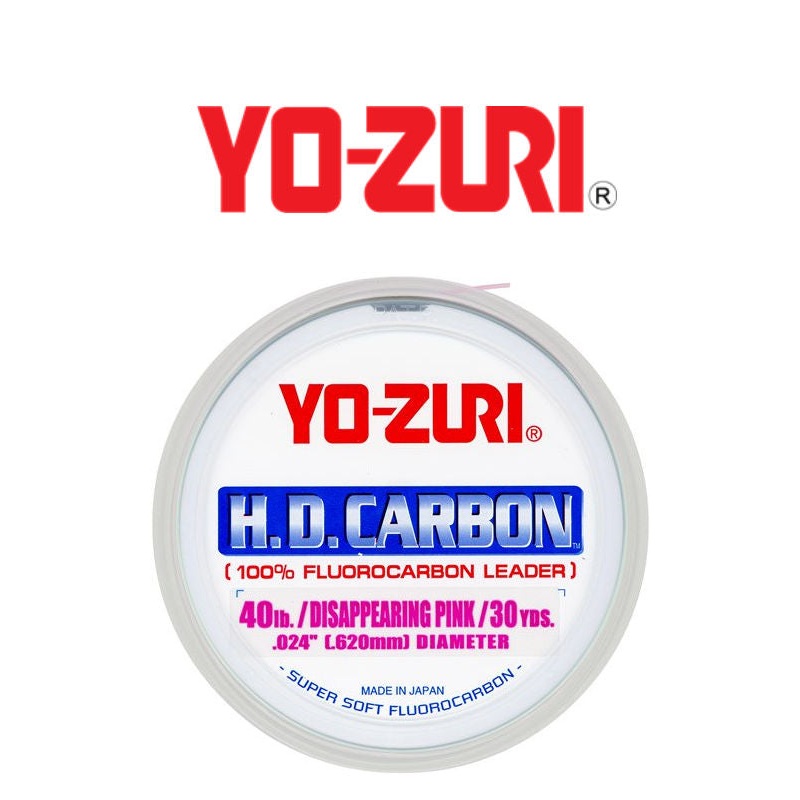 Yo-Zuri H.D. Carbon Disappearing Pink Fluorocarbon Leader