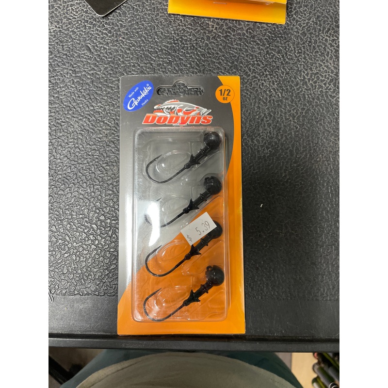 Dobyns Football Jig Heads 1/2 oz. Black