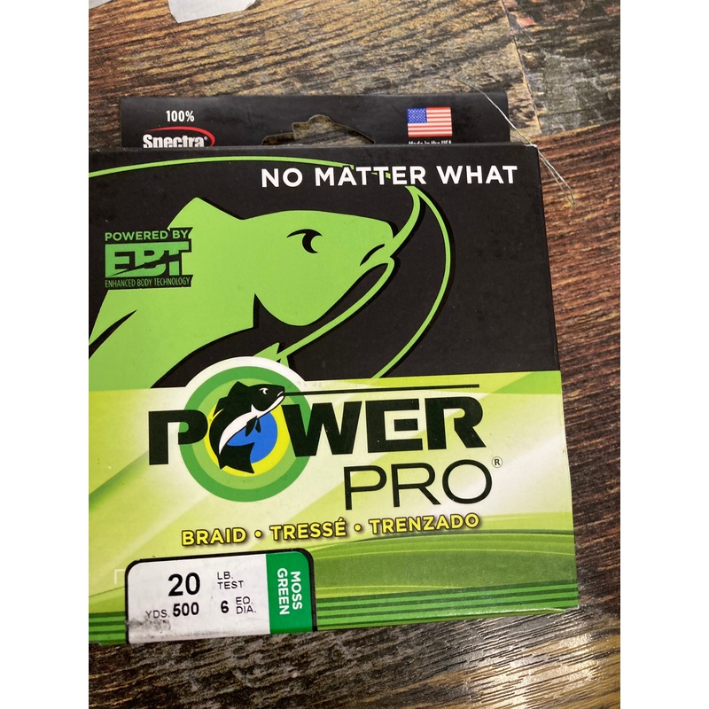 Power Pro 20 lb. 500 yd - Green Moss