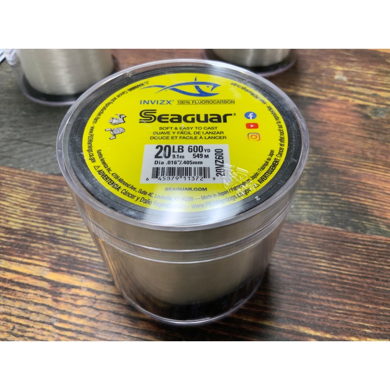 Seaguar Invizx Fluoro 20lb. 600 yds