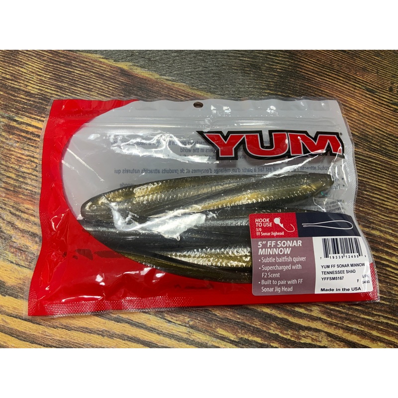 Yum FF Sonar Minnow 5" Tennessee Shad