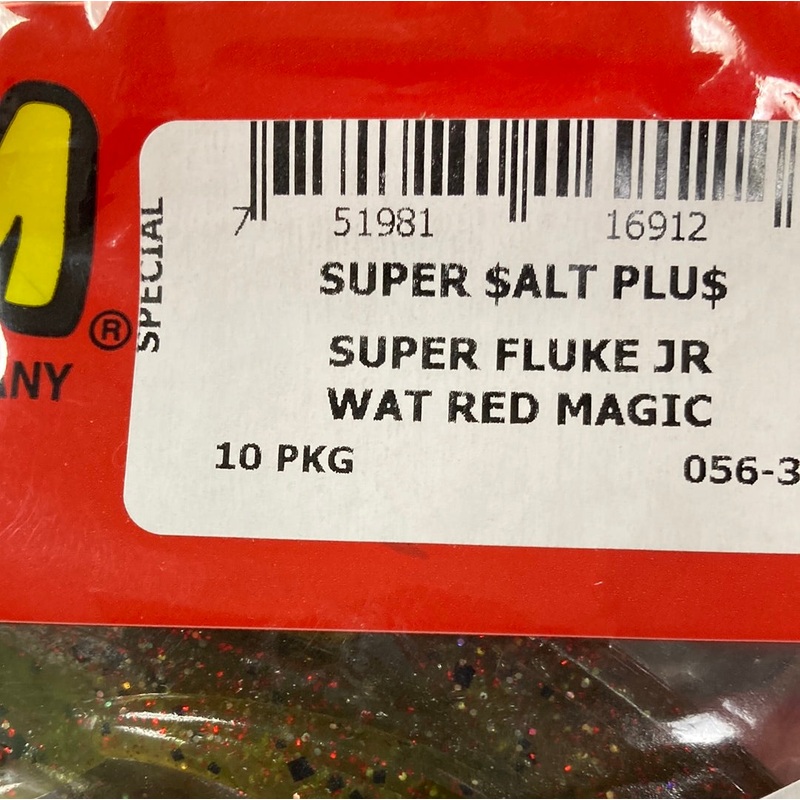 Zoom Super Fluke Jr. - Watermelon Red Magic
