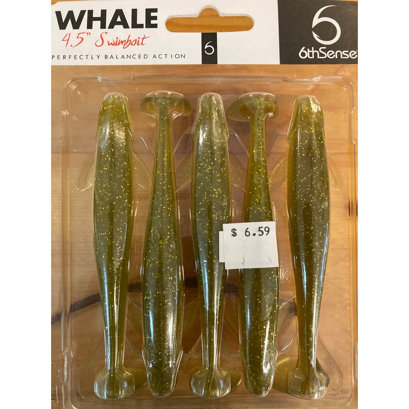 6th Sense Whale Swimbait 4.5" Golden Shower