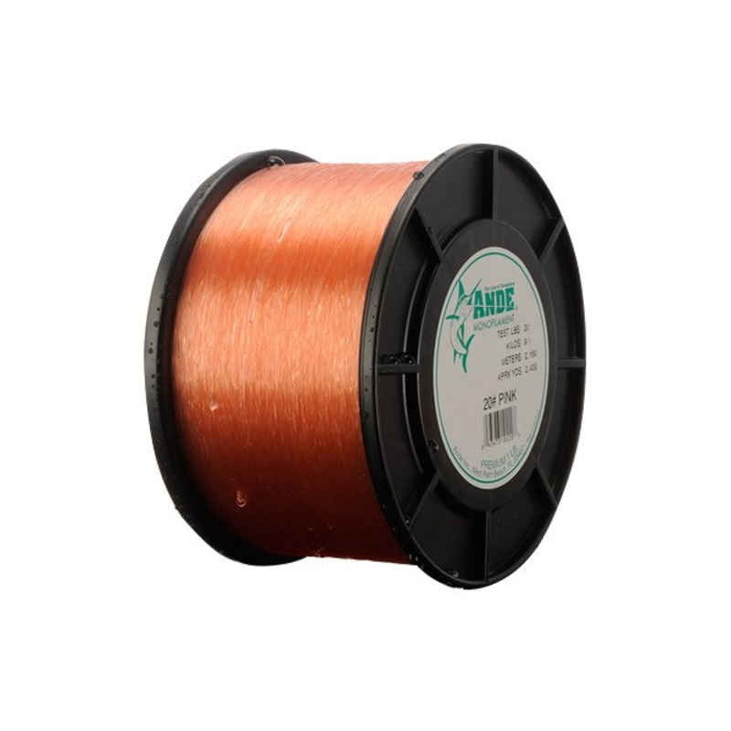 Ande Premium Monofilament 15lb Pink