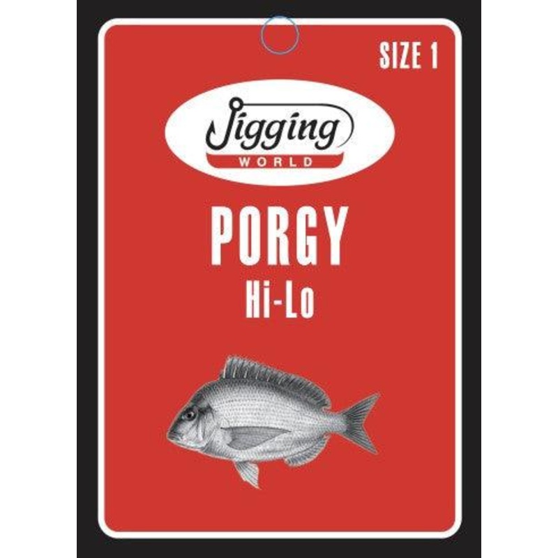 Jigging World Porgy Hi-Lo Mono Rigs