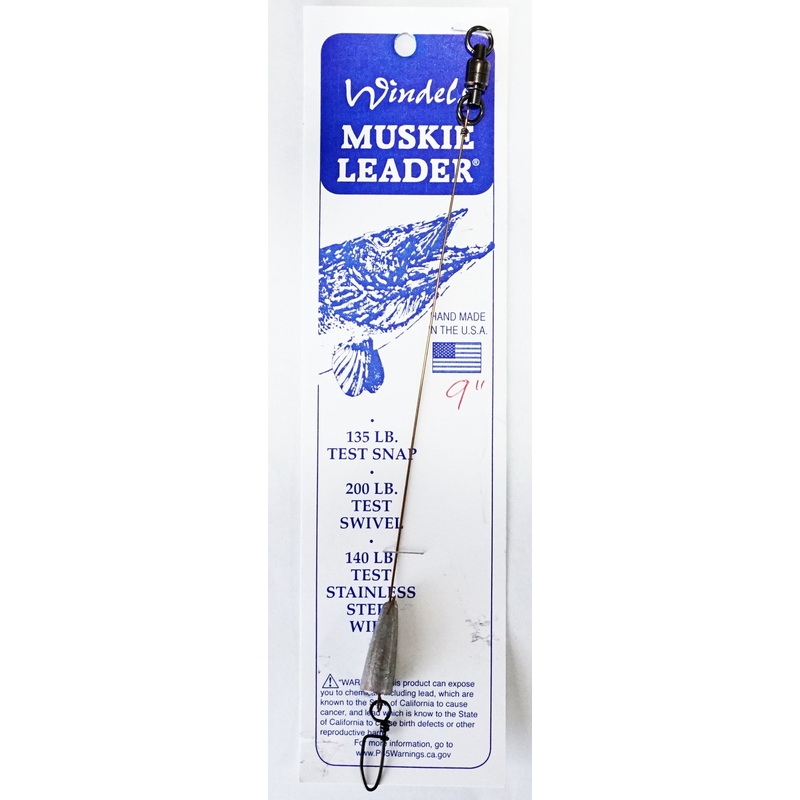 Windels Heavy Duty Solid Wire Leaders-Weighted