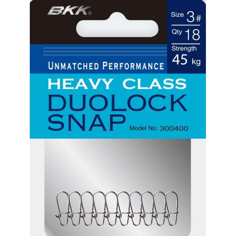 BKK Stainless Duo Lock Snaps