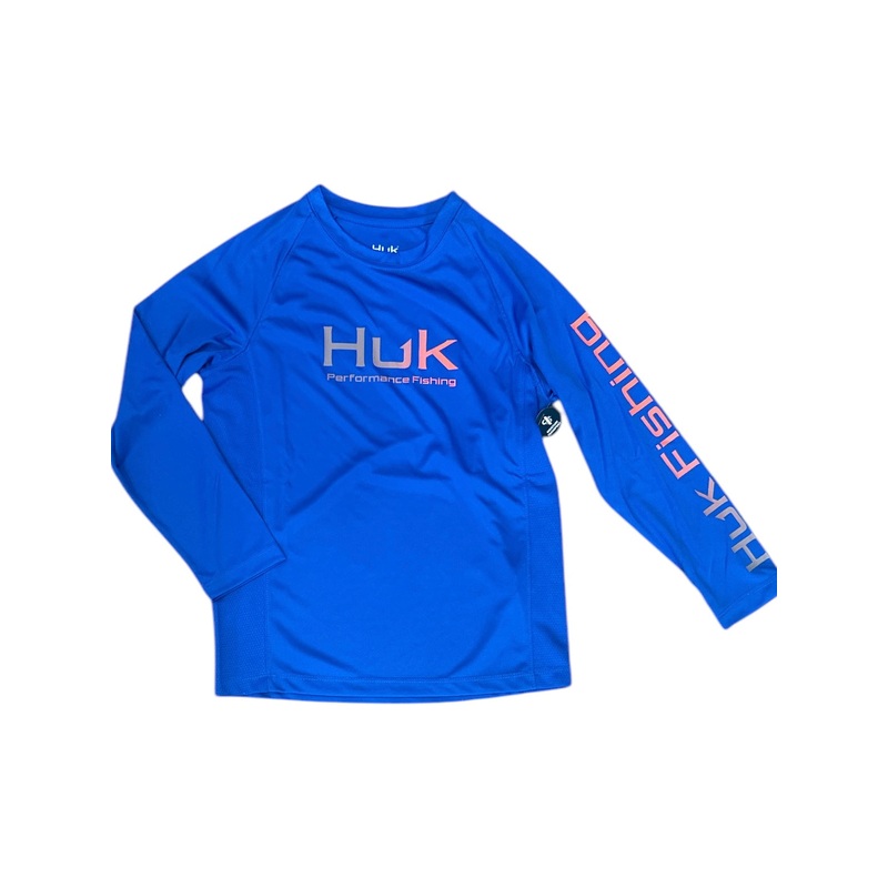 HUK Pursuit Solid Ocean Blue YXL