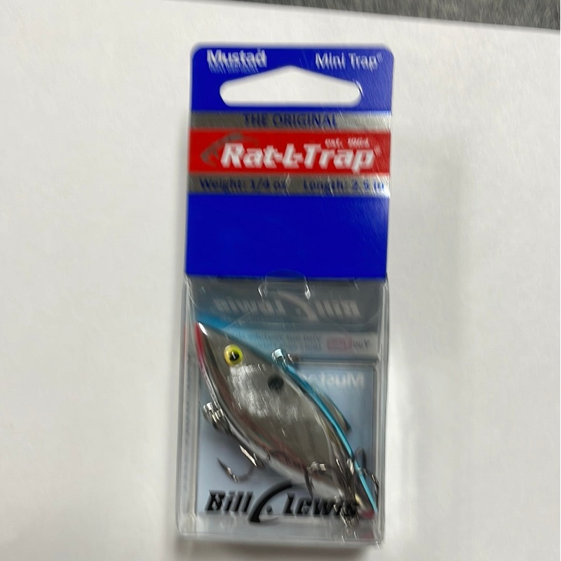Mustad Rat-L-Trap Mini Trap 1/4 oz 2.5 Chrome/Blue Back