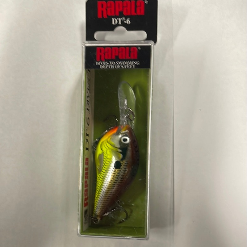 Rapala DT-6 Crankbait - Hot Mustard