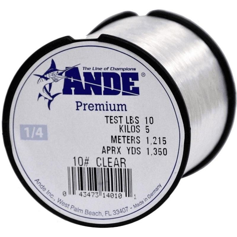 ANDE Premium Monofilament Line 1/4LB Spool