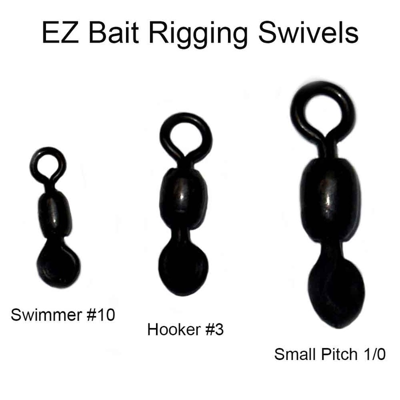 EZ Bait Rigging Small Pitch 1/0 Swivel