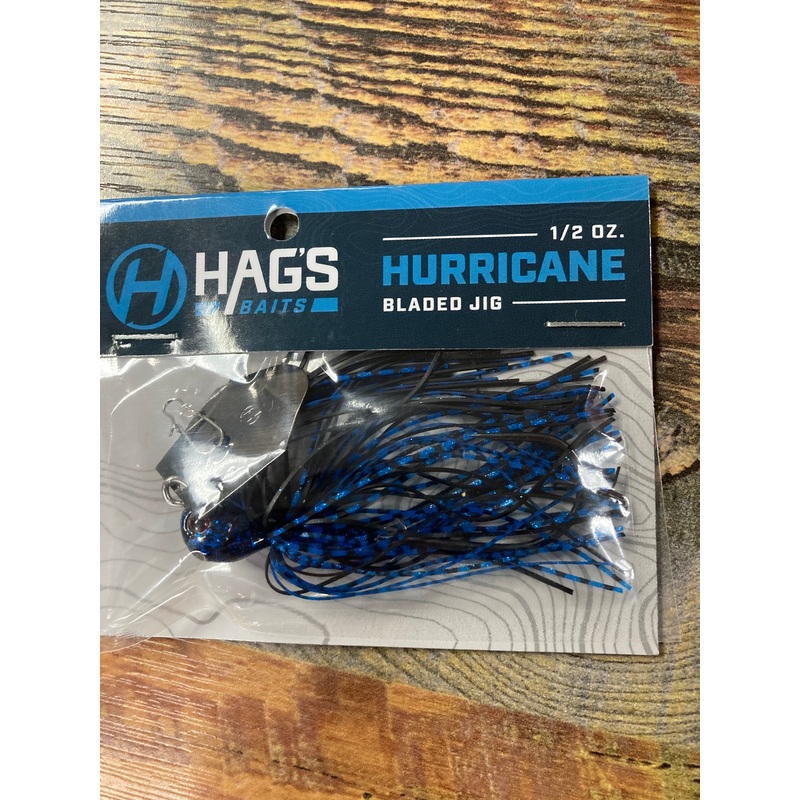 Hags Baits Hurricane 1/2 oz. Black/Blue