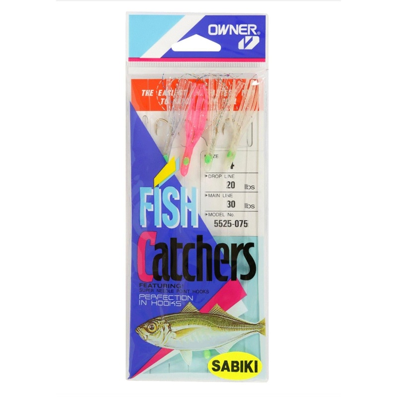 Owner Sabiki Rigs Squid Skirt Fish Catchers