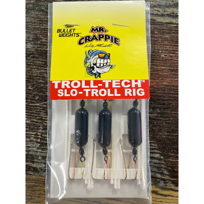 Mr Crappie Slo Troll Rig 3/4 oz. Black
